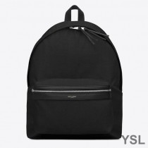 Saint Laurent City Backpack In Black